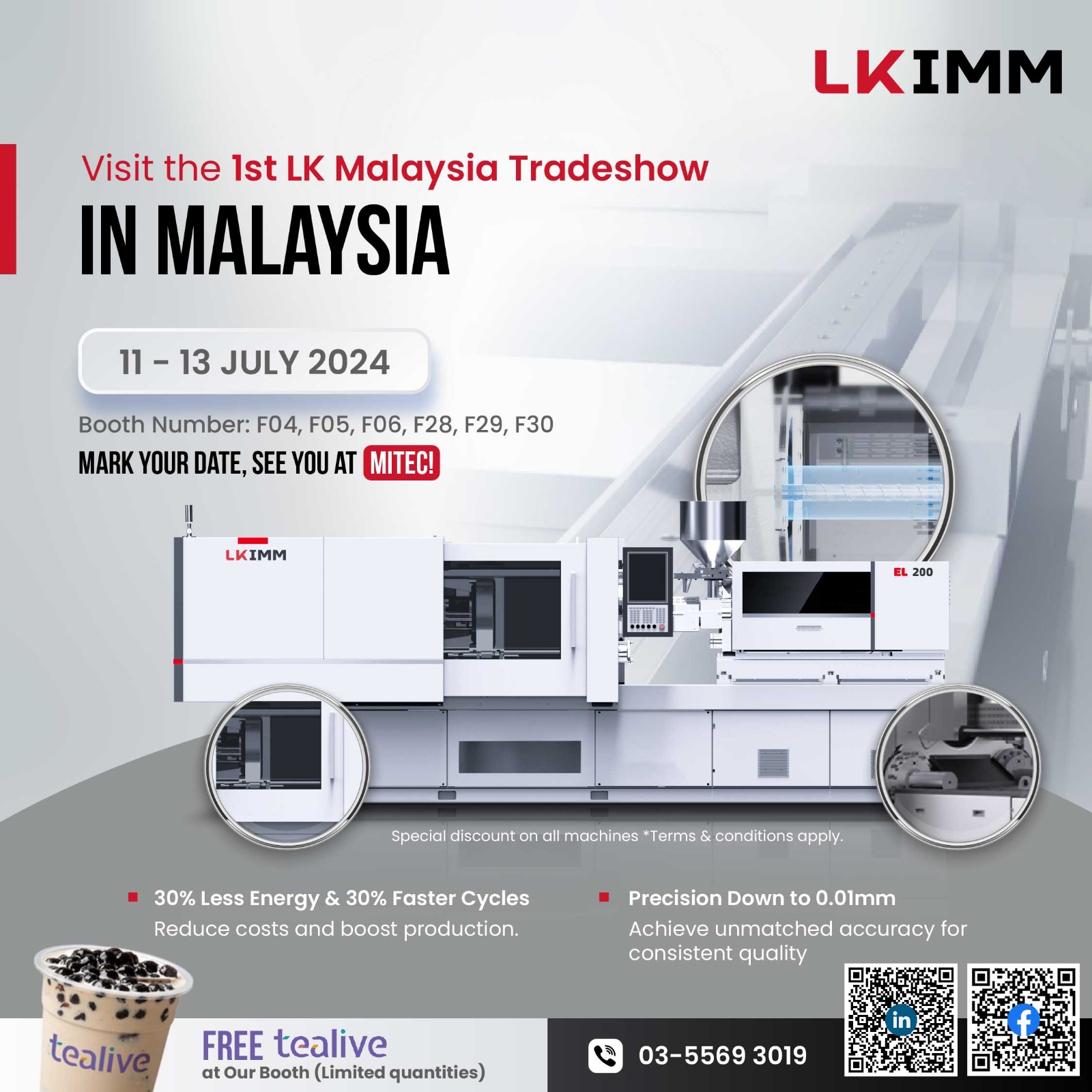 LK MACHINERY MALAYSIA INVITES YOU TO EXPLORE THE FUTURE OF PLASTIC INJECTION MOLDING AT MIMF (MY-PLASTIC 2024)!