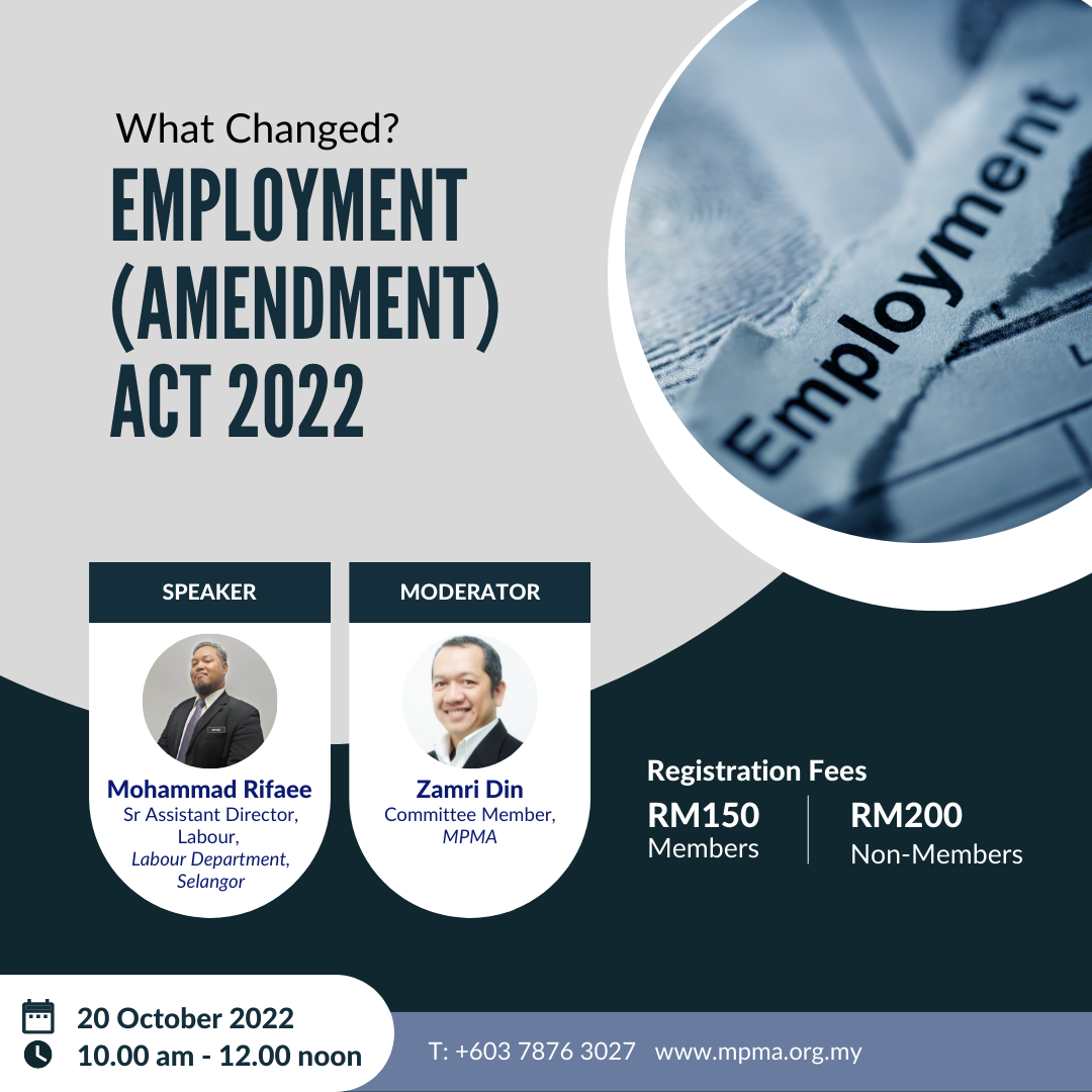 What Changed? EMPLOYMENT (AMENDMENT) ACT 2022